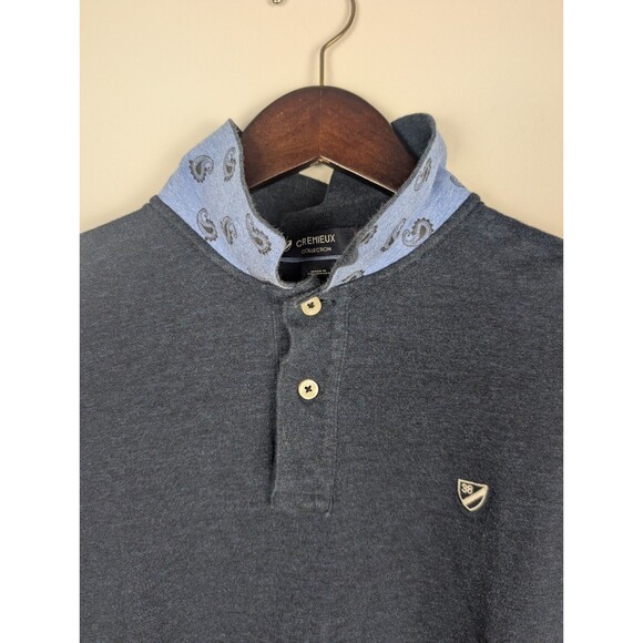 Cremieux Performance Men's Polo Short-Sleeve Shirt XL Gray Golf Preppy - Picture 3 of 14